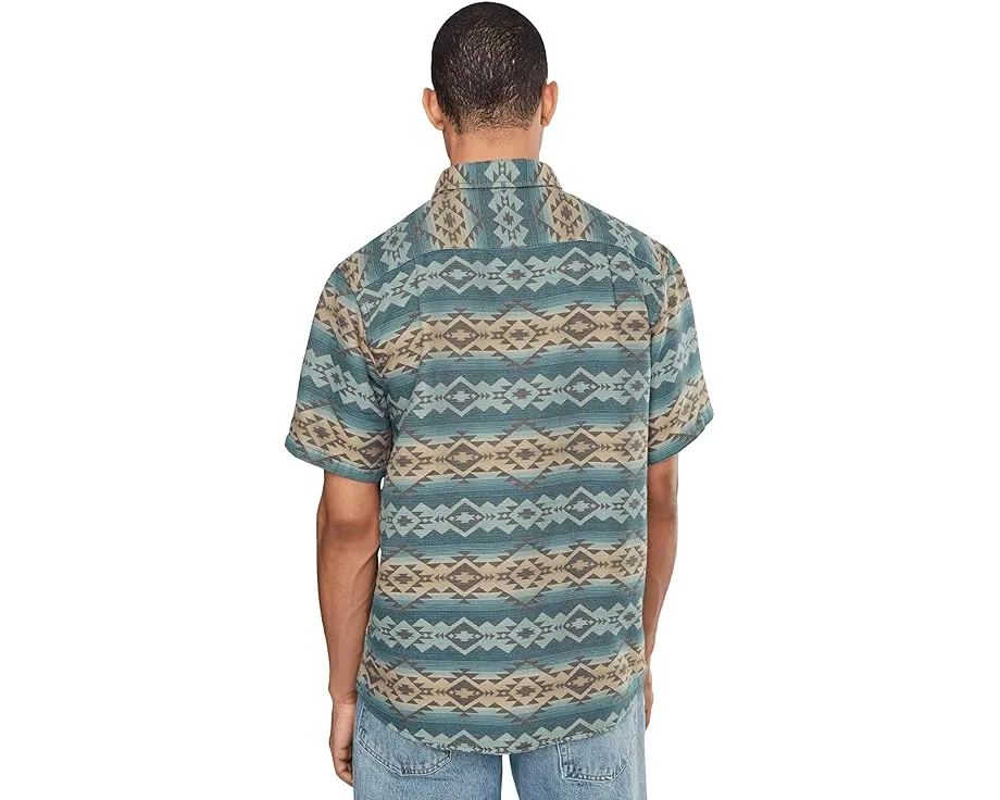 Pendleton рубашка из замши Gateway с коротким рукавом и геометрическим принтом