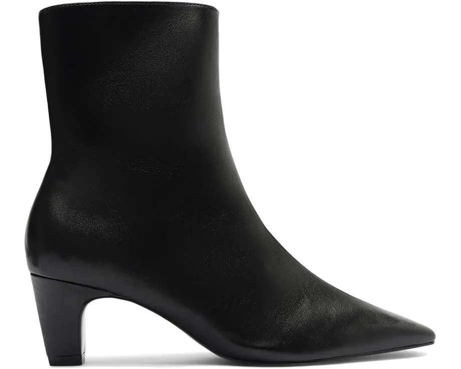 Ботильоны Dellia от Schutz с квадратным носком и молнией сбоку