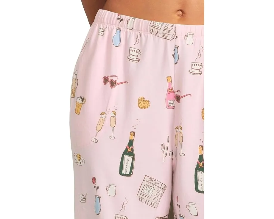 Пижамный комплект Bedhead PJs с коротким рукавом и укороченными брюками