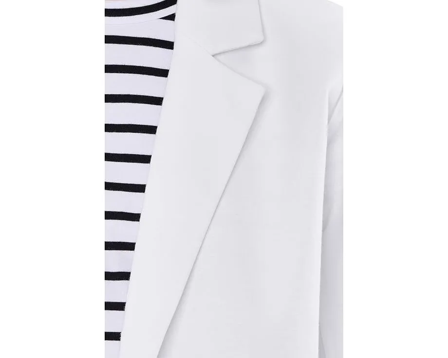 Пиджак из хлопкового понте Eileen Fisher с органическим хлопком