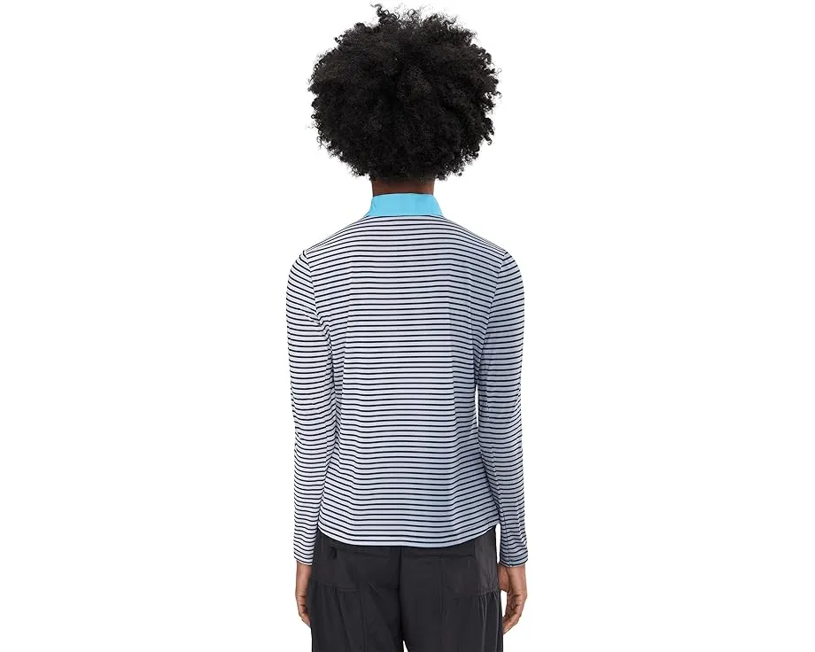 Jamie Sadock лонгслив с градиентной полосой и застежкой-молнией на четверть