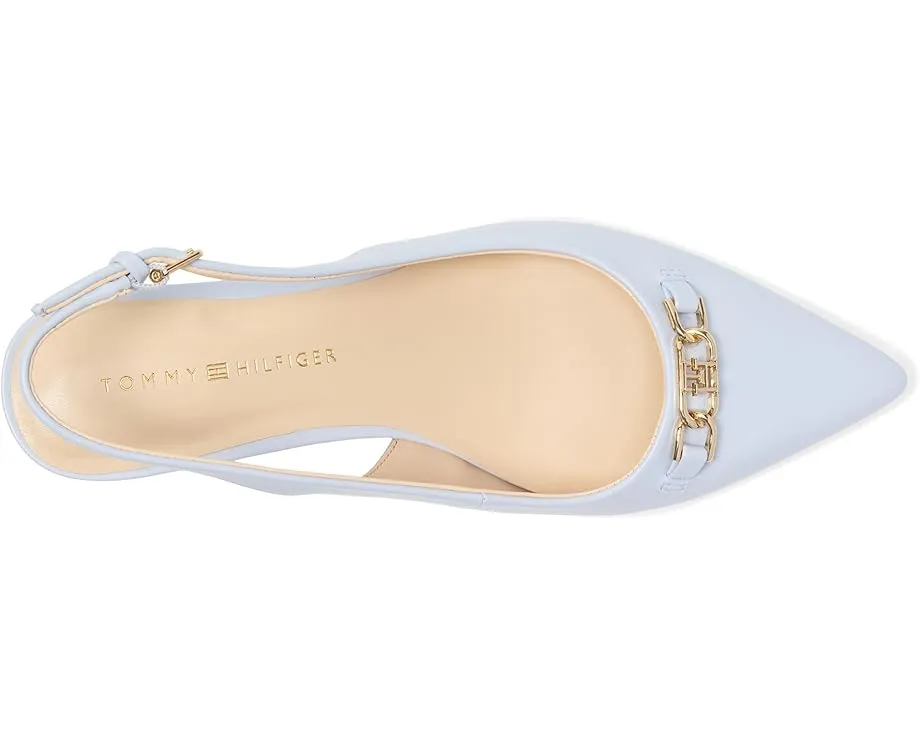 Туфли Tommy Hilfiger Tienna на низком каблуке с металлическим логотипом