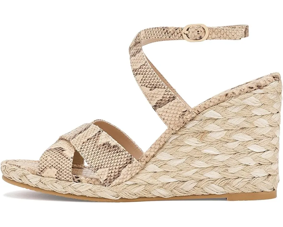 Сандалии Stuart Weitzman Alyssa на танкетке из замши и кожи