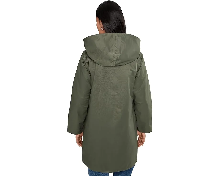 Двустороннее пальто с капюшоном из хлопка и нейлона Eileen Fisher