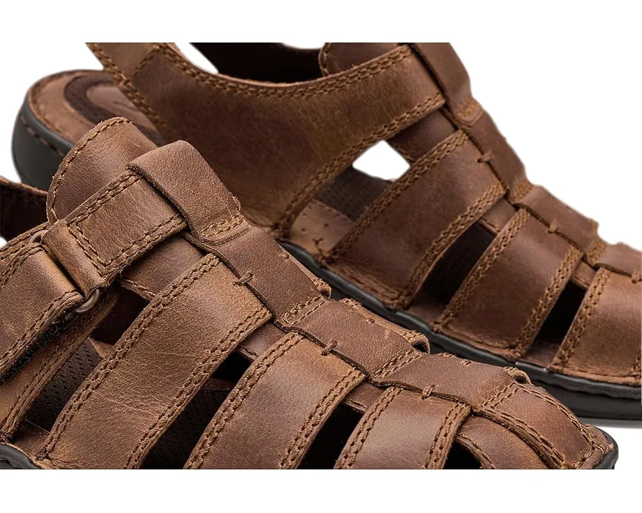 Born Murphy сандалии для мужчин из натуральной кожи с застежкой велкро