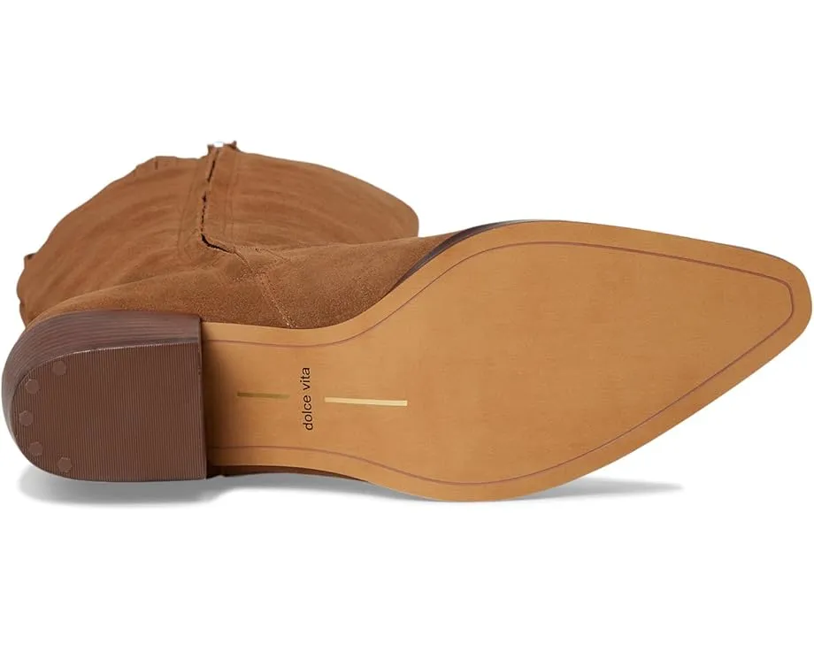 Сапоги Dolce Vita Virona H2o Wide Calf до икры на каблуке с кожаным верхом