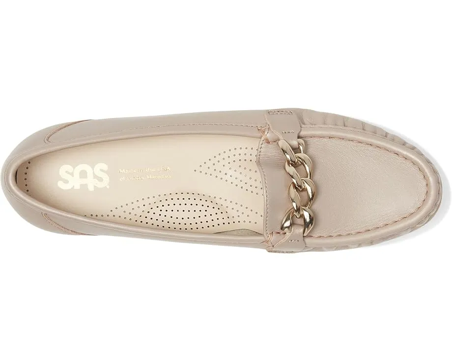 Лоферы SAS Metro Link Comfort с цепочкой и технологией Tripad