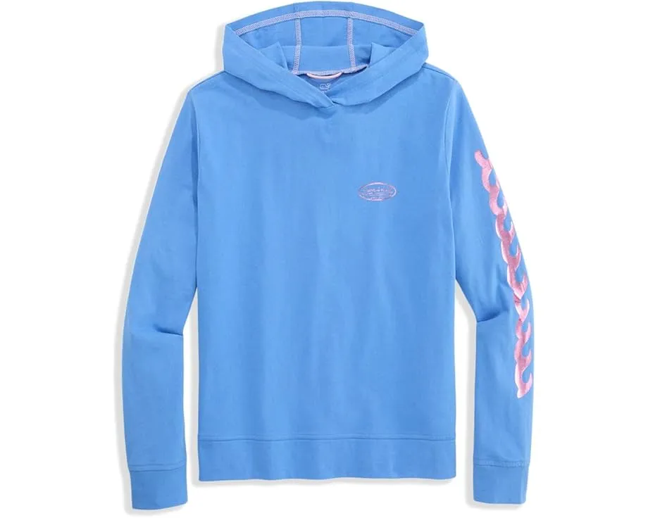 Футболка Vineyard Vines Kids Hoodie Tee с капюшоном и длинными рукавами