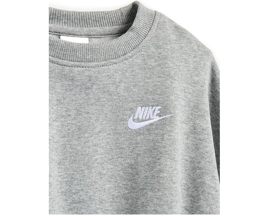 Свободный худи Nike Kids Club Fleece Boxy с круглым вырезом