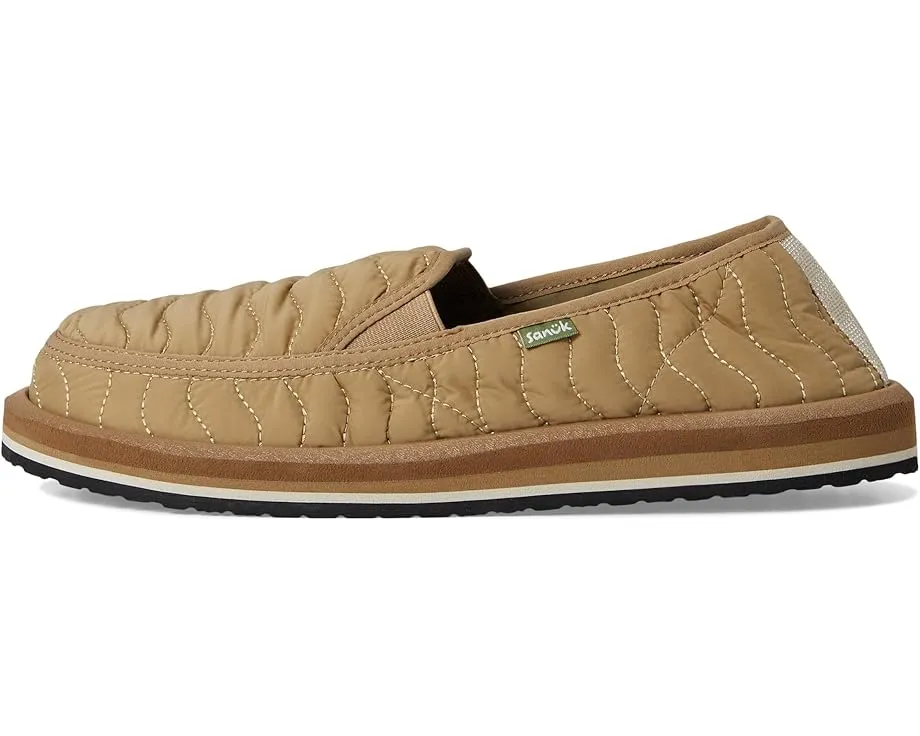 Sanuk Donny Quilted для пляжа с откидным задником и стелькой Soft Top