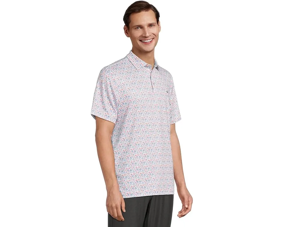 Поло Printed Sankaty от Vineyard Vines с защитой UPF 50+