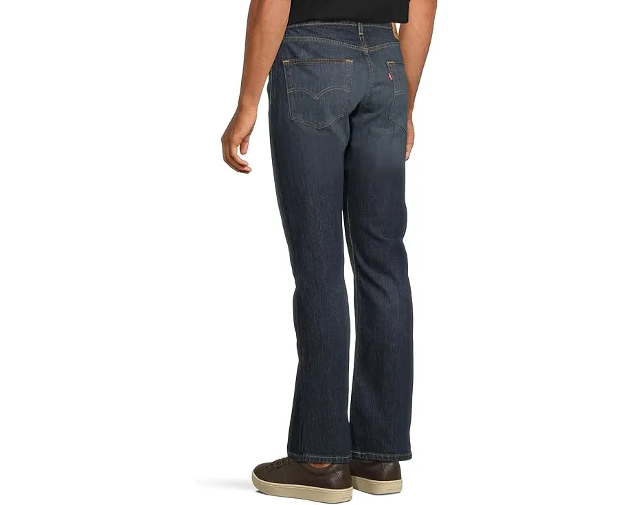 Джинсы Levi's 527 Slim Boot Cut с зауженным клешем и темным оттенком