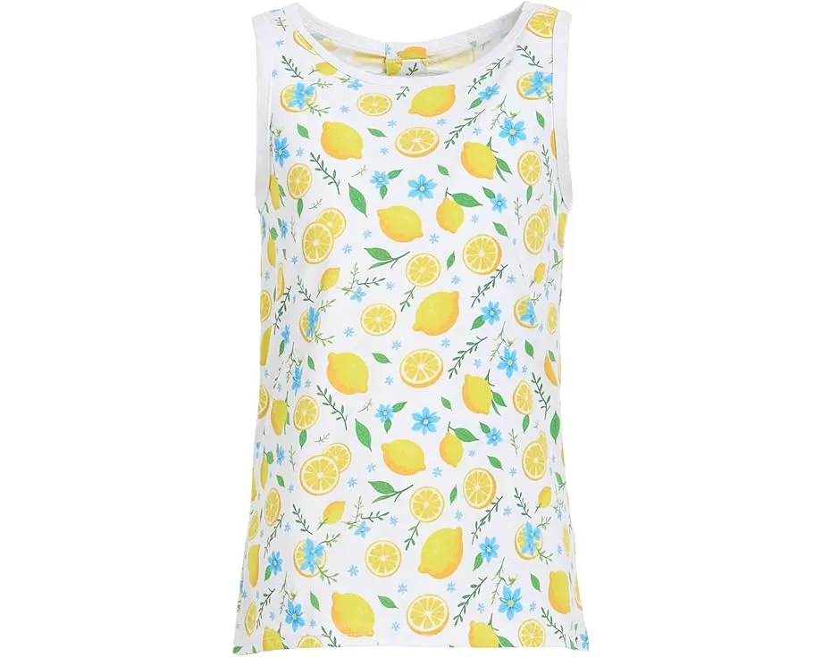 Топ Appaman Kids Hazel с принтом лимона без рукавов