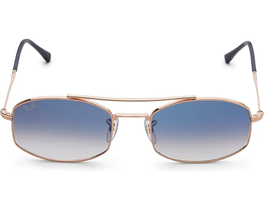 Винтажные солнцезащитные очки Ray-Ban RB3719 с двойной перемычкой