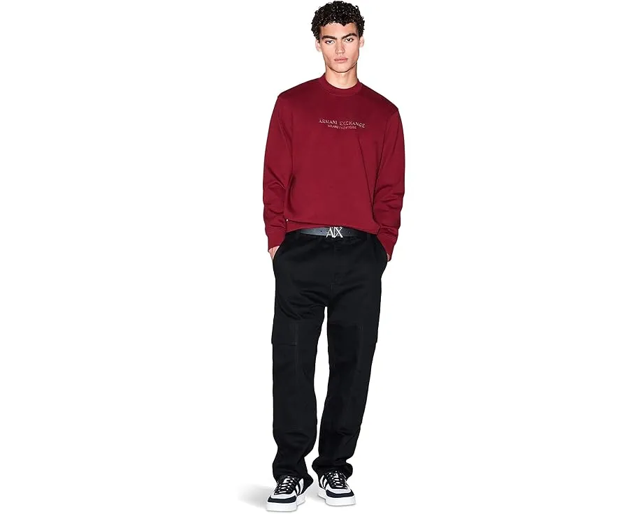 Свитшот Milano New York Logo с длинным рукавом Armani Exchange
