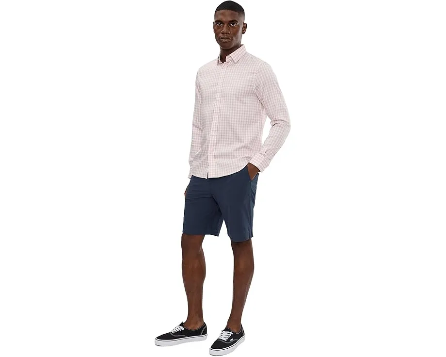 Рубашка Faherty The Movement Shirt в клетку с расслабленным кроем