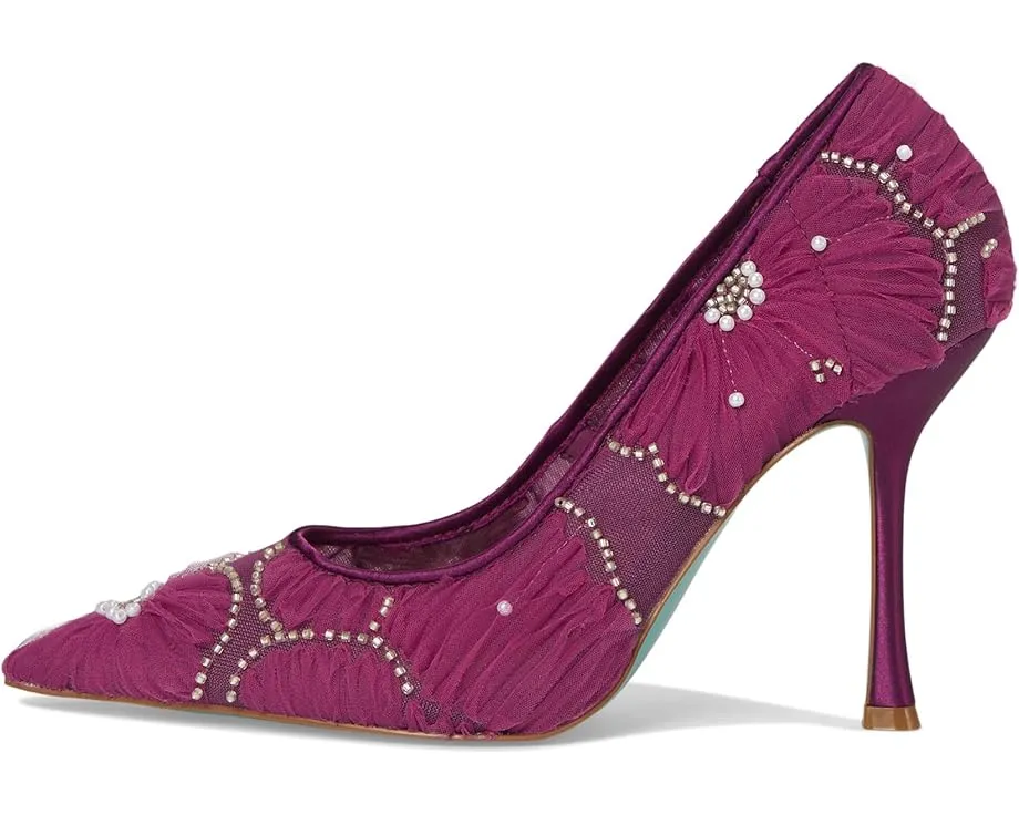 Туфли Roxie от Blue by Betsey Johnson с сетчатым верхом и бисерным цветочным декором