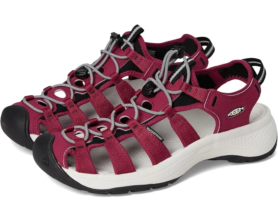 Сандалии KEEN Astoria West с подошвой Aquagrip и стелькой с пробиотиками