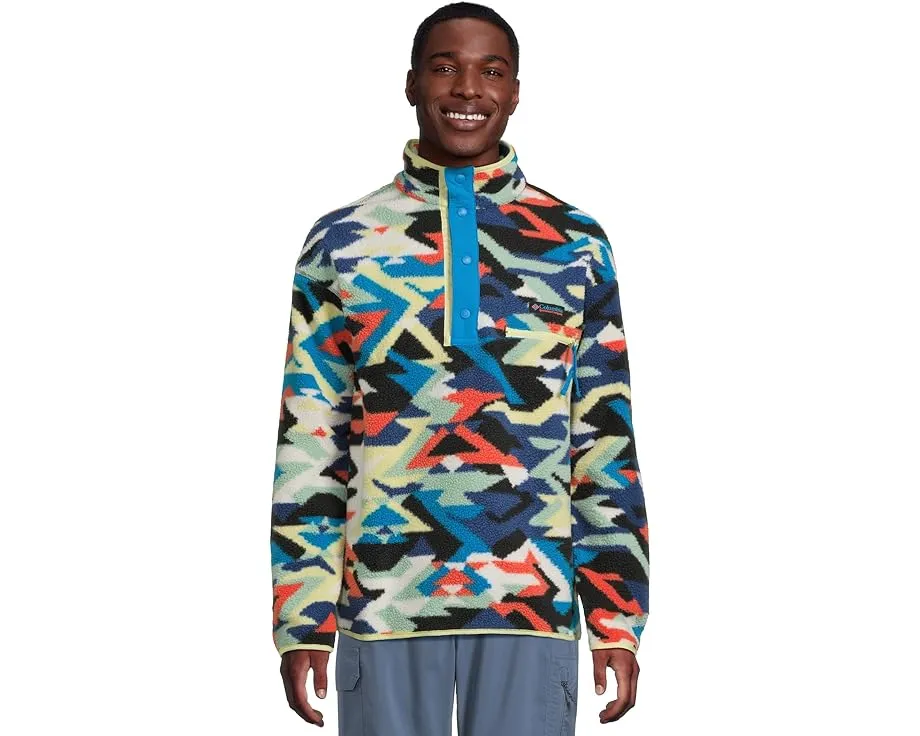Толстовка Columbia Helvetia II Printed Half Snap Fleece с начесом и принтом