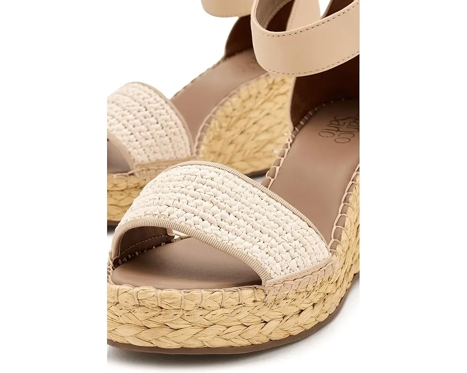 Эспадрильи L-Clemens9 на танкетке из джута с ремешком Franco Sarto