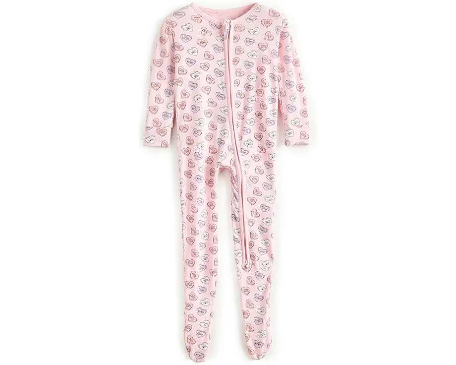 Комбинезон Kickee Pants Print Footie с двухсторонней молнией для младенцев