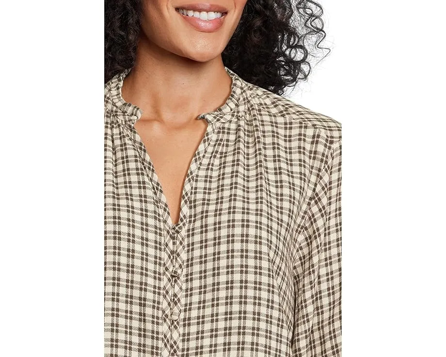 Рубашка L.L.Bean Signature Portland Popover с клетчатым принтом