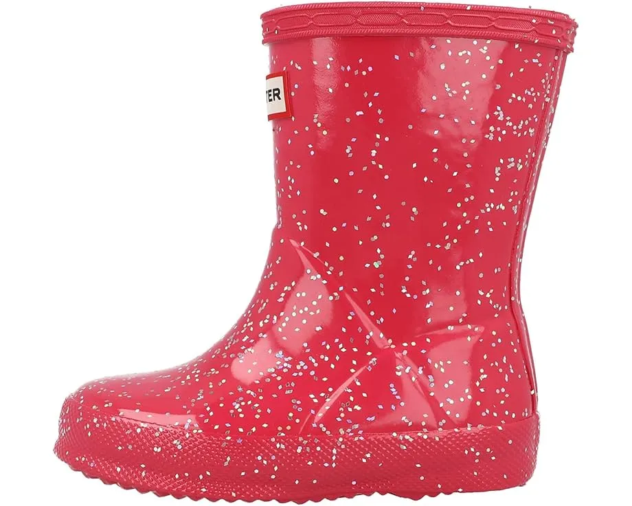 Детские резиновые сапоги Hunter Kids Original First Classic с блестками