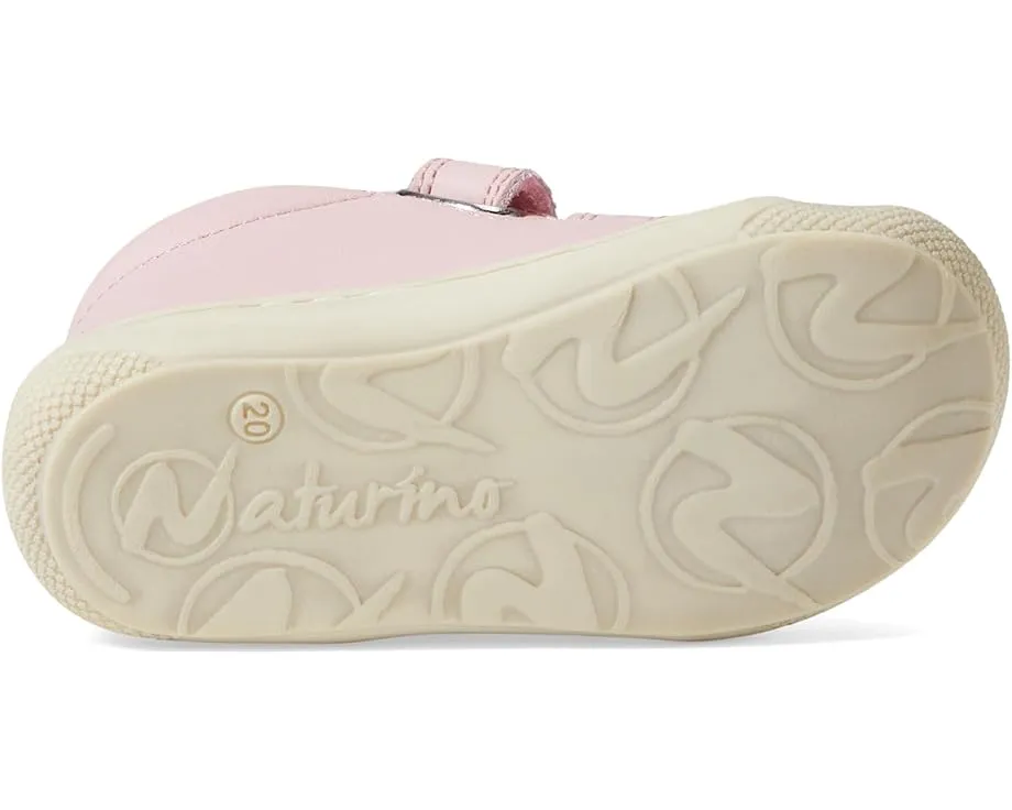 Детские кроссовки Naturino Cocoon Vl с блестками и ремешками на липучке