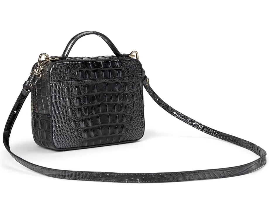 Сумка кроссбоди Brahmin Tori с кожаным верхом и съемным ремнем