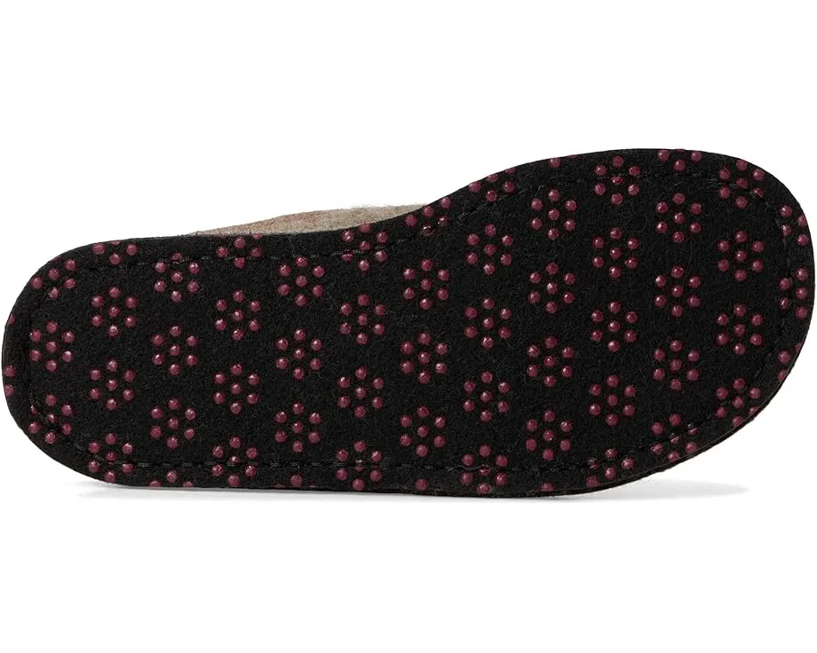 Тапочки Haflinger Snowman с вышивкой снежинок