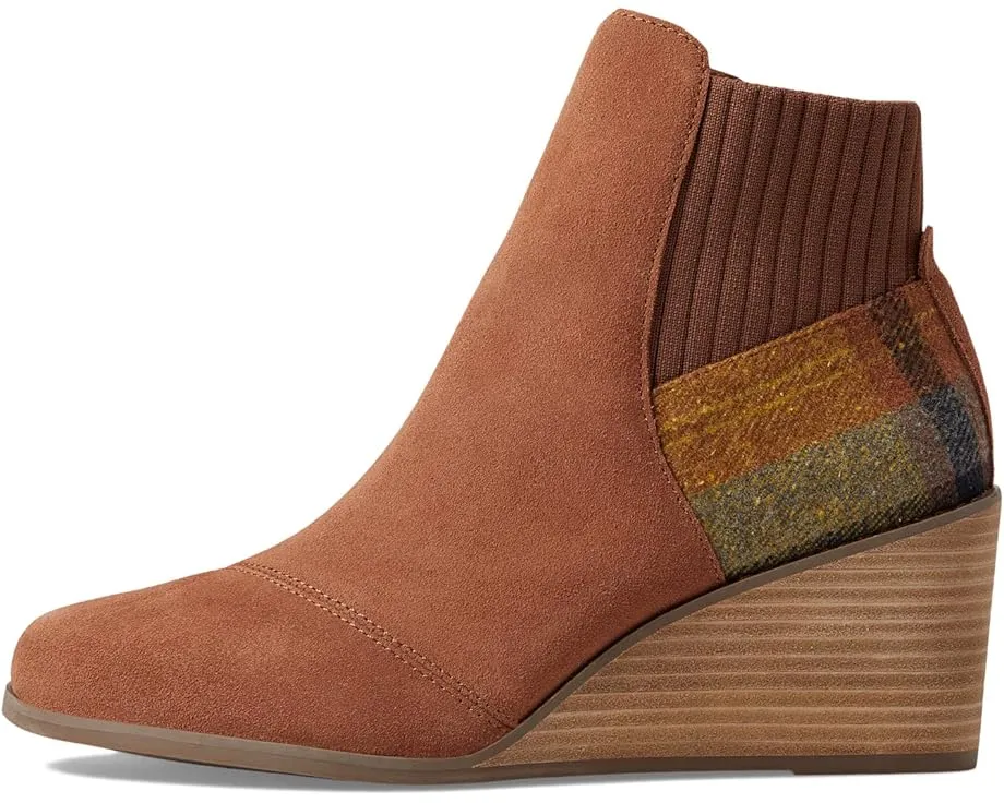 Ботильоны TOMS Sadie с принтом под животное и клиновидной подошвой