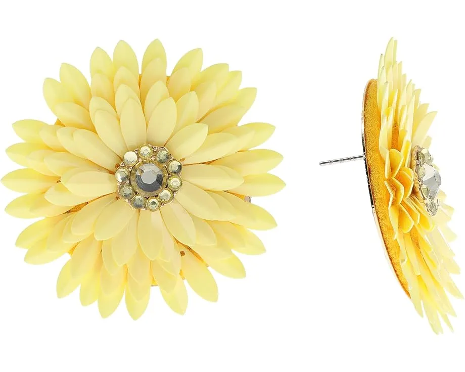 Серьги Lilly Pulitzer Slice Of Sunshine с пайетками в виде георгина