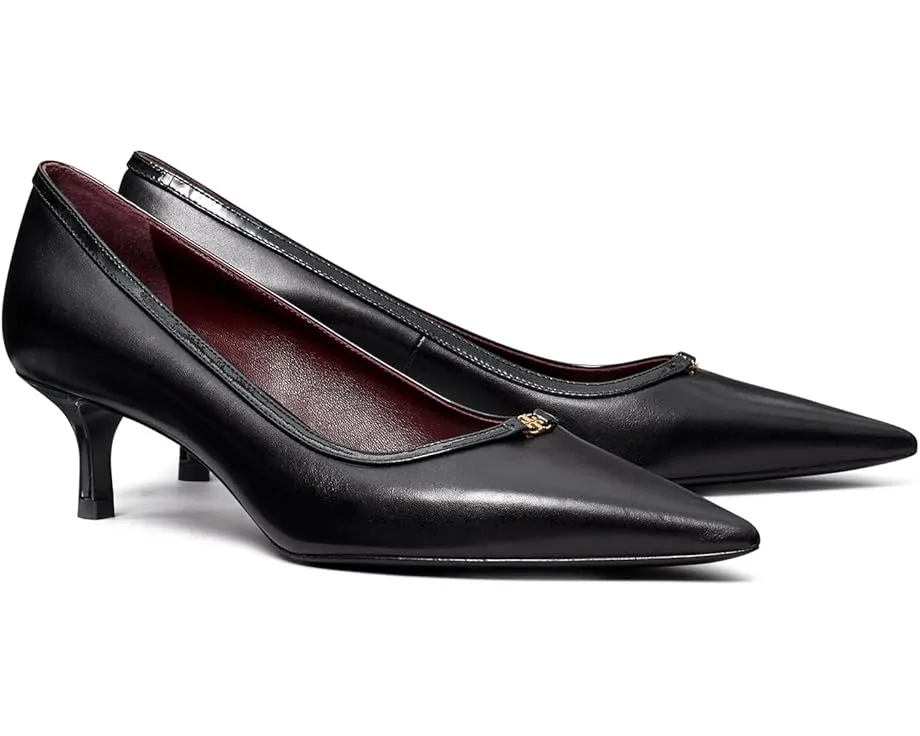 Туфли-лодочки Tory Burch с пряжкой Double T и каблуком 45 мм