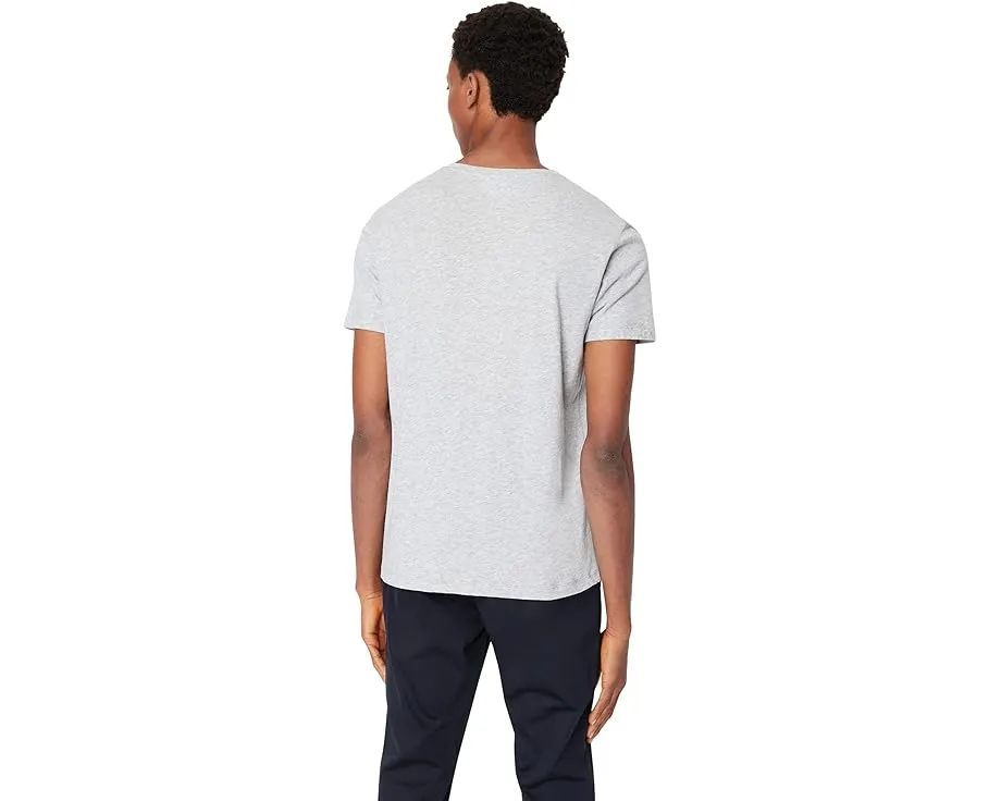 Футболка Armani Exchange Logo Printed Tee с принтом на груди и прямым подолом