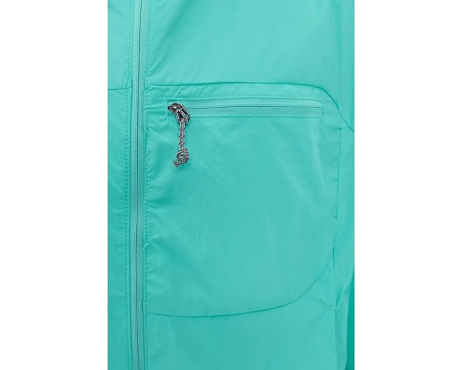 Ветровка Wind Veil™ Hooded Jacket от Mountain Hardwear с капюшоном и упаковывающаяся в карман