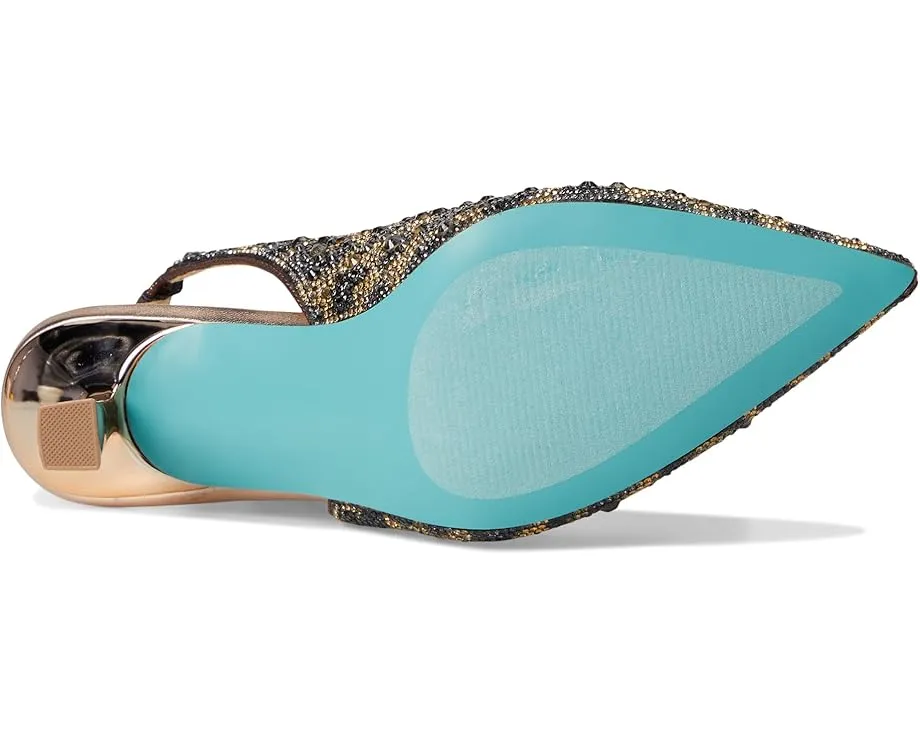 Блестящие туфли Clark на низком каблуке с застежкой на щиколотке от Blue by Betsey Johnson