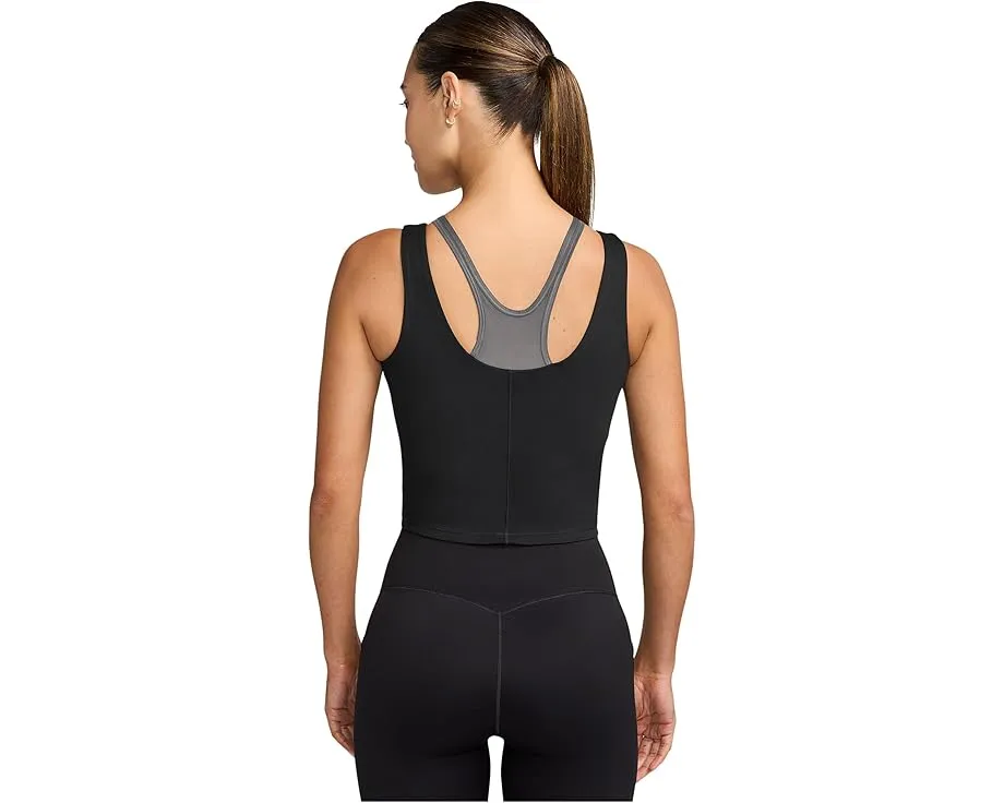 Топ Nike One Fitted Dri-FIT Cropped с технологией отвода влаги