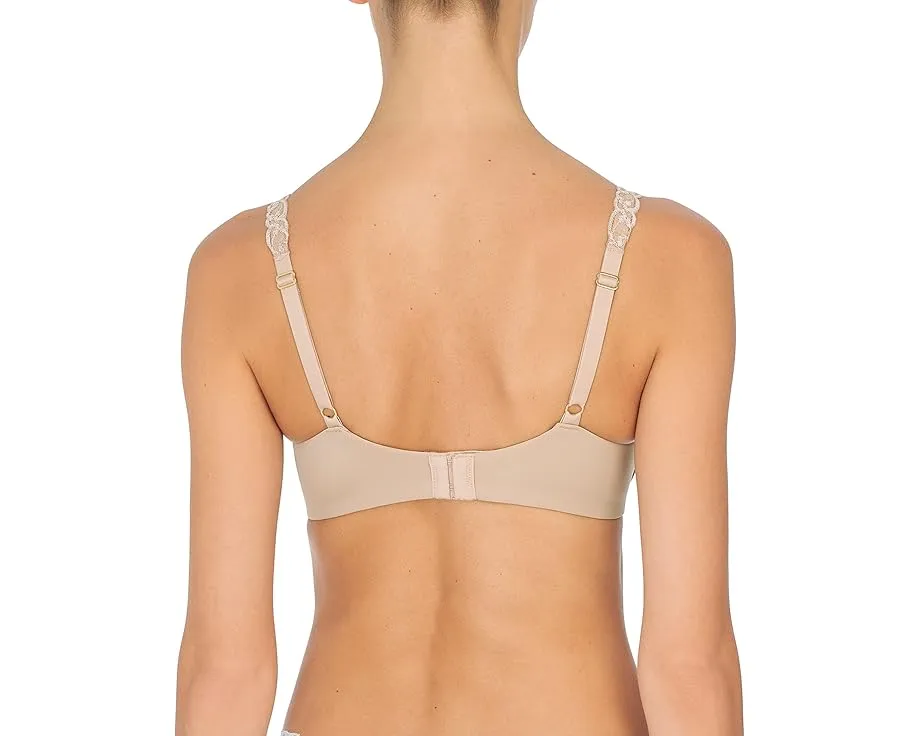 Бюстгальтер Natori Pure Luxe Contour с косточками и кружевом
