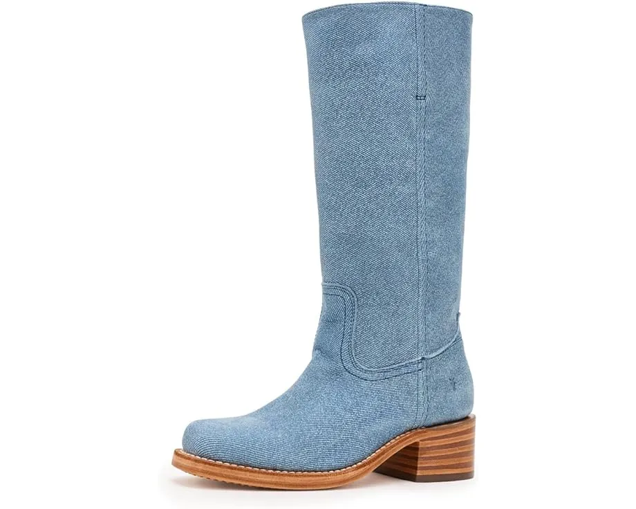Сапоги Frye Campus 14L из крафтовой кожи с кожаной подошвой и каблуком