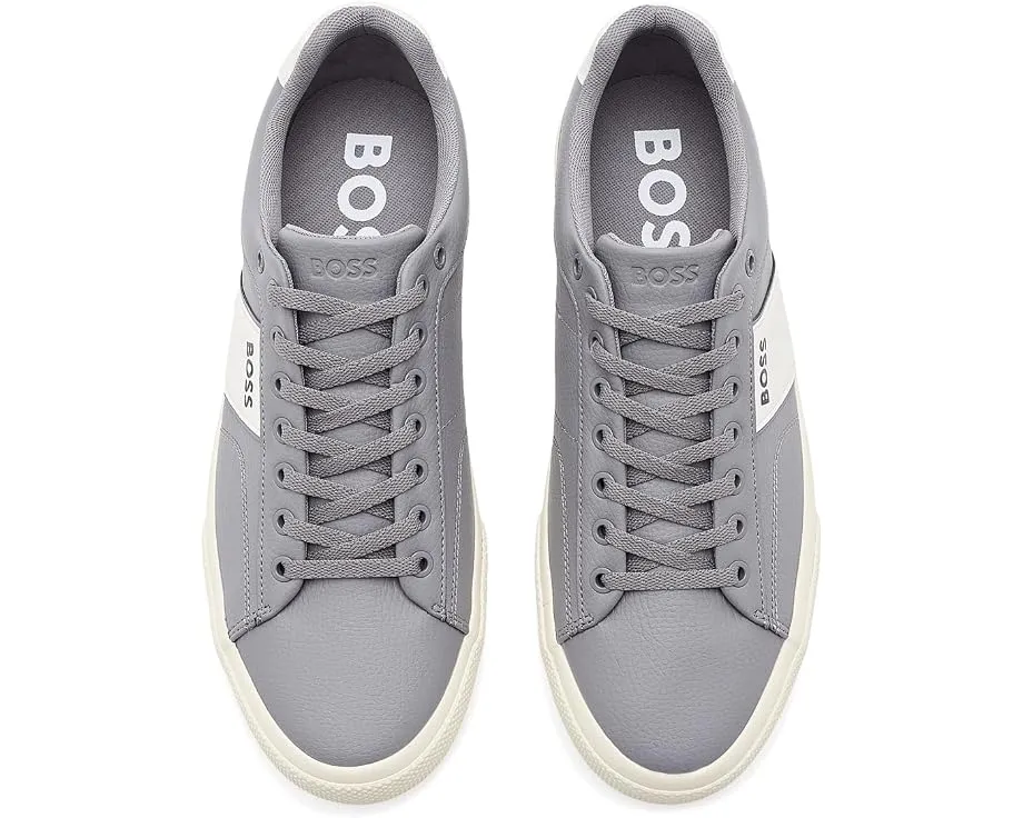 Кеды Aiden Logo Block из кожи от BOSS