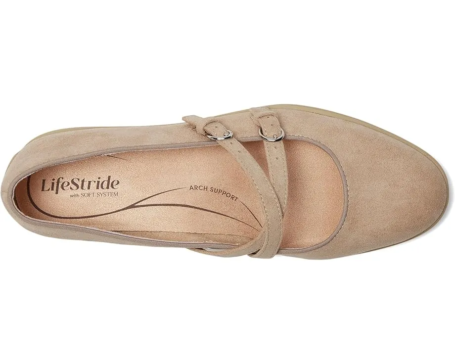Туфли Mary Jane LifeStride Marnie из микрозамши с перекрестными ремешками