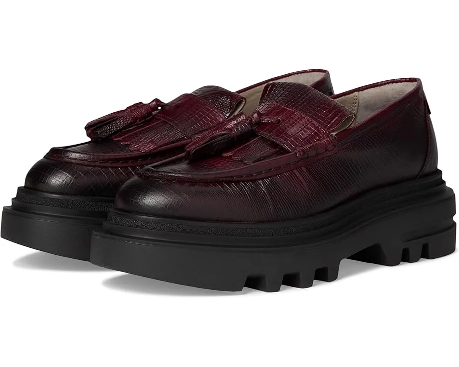 Лоферы AllSaints Beth с кисточками на массивной подошве