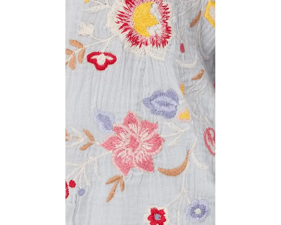 Рубашка Isla с вышивкой из двойного муслина от Karyn Seo