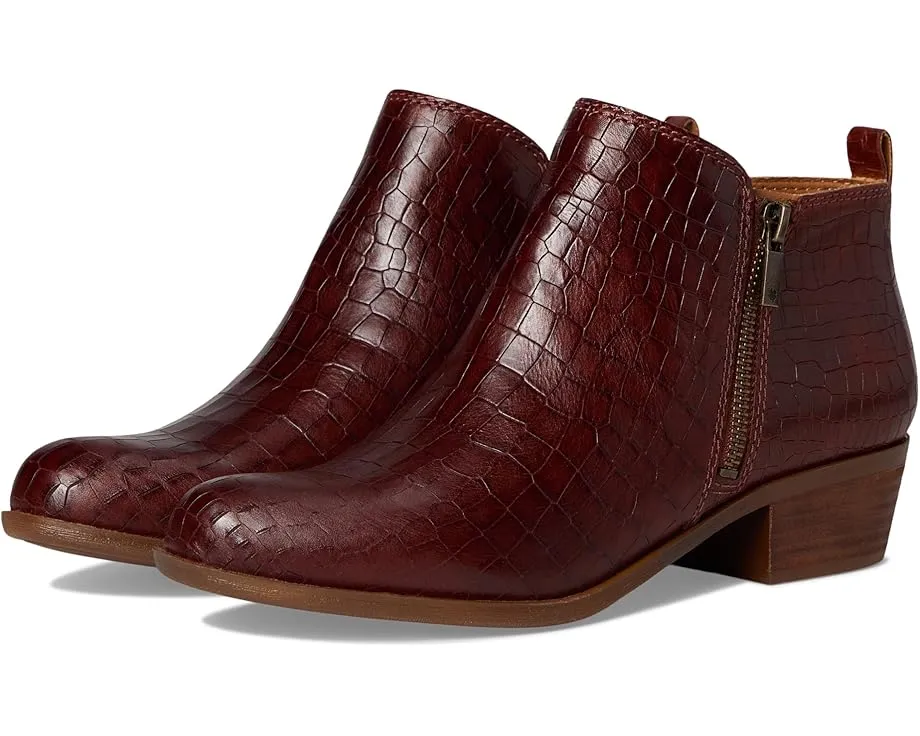 Ботинки Lucky Brand Basel с массивным каблуком и двойной молнией