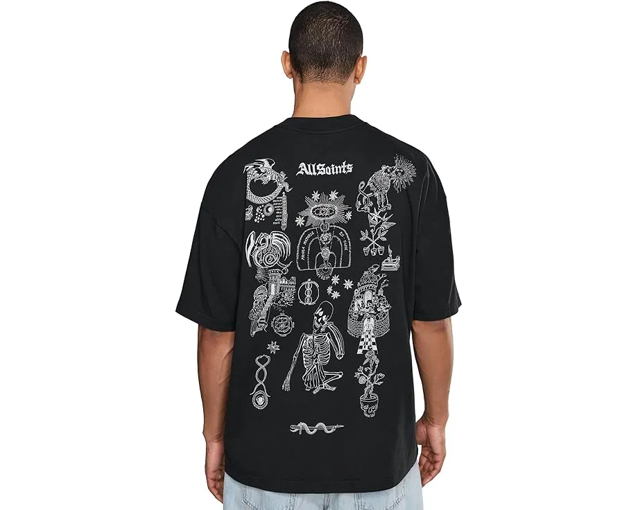 Футболка Terra с принтом на груди и спине AllSaints