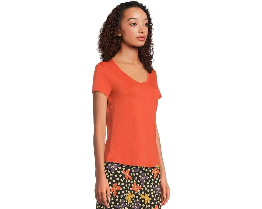 Футболка Toad&Co Marley с коротким рукавом и V-образным вырезом