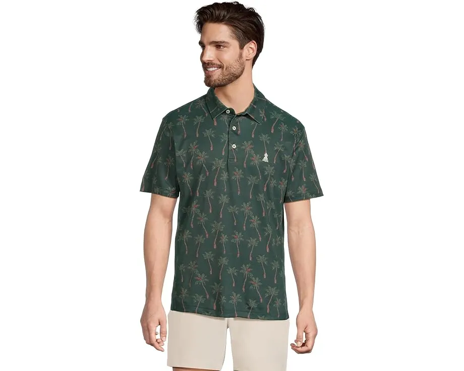 Поло Chubbies The Brushstroke Palm с коротким рукавом и принтом
