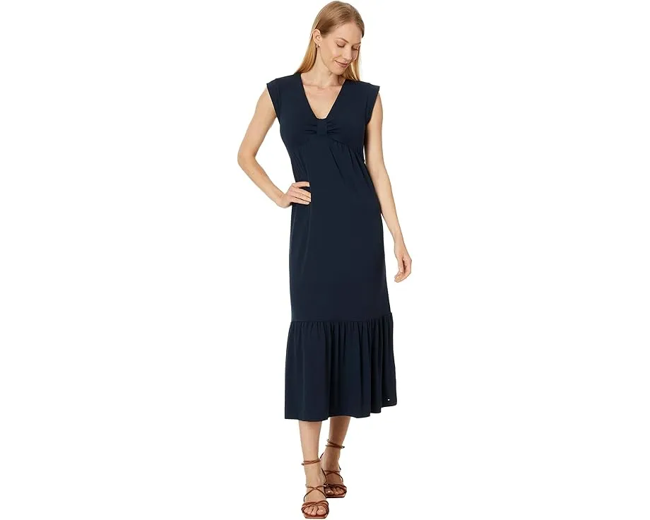 Платье миди Solid Tiered Midi Tommy Hilfiger