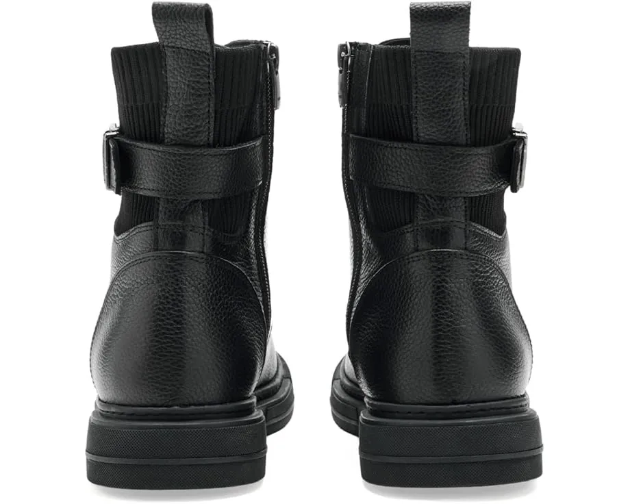 Spring Step Urbanattire кожаные полусапожки в байкерском стиле с молнией и пряжкой