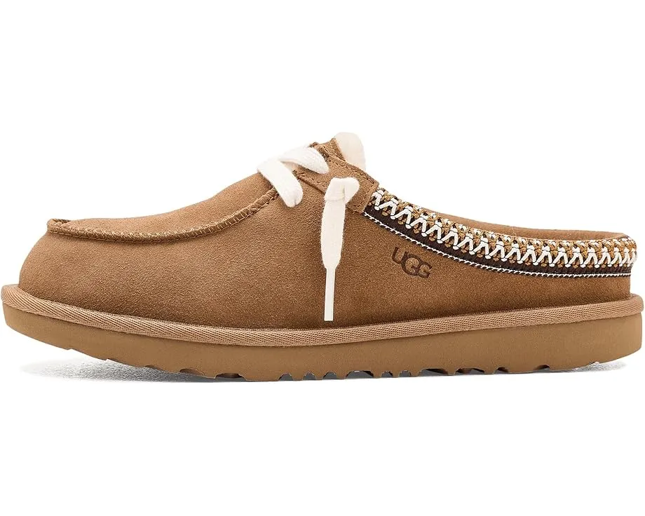 Детские тапочки UGG Kids Tasman Mule с подкладкой UGGplush и подошвой из сахарного тростника